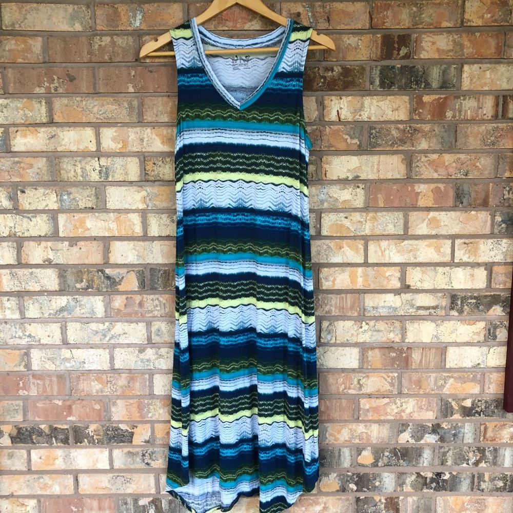 Marc New York Summer Maxi Dress V Neck Loose XL